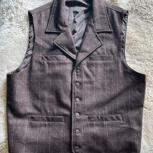 Powder River western wool vest.  Size XL